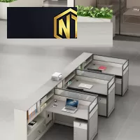 Tổng hợp bàn cụm làm việc 3-4 người đơn giản chất lượng và hiện đại tại Nội Thất Ngọc Thịnh